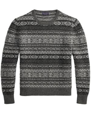 Ralph Lauren Fair Isle Sweater - Gray