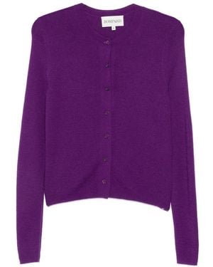 Bompard Long-Sleeves Cardigan - Purple