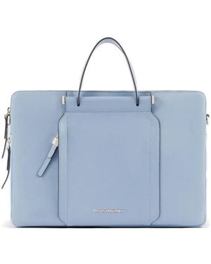 Piquadro Pochette D'Ordinateur Work Extensible - Blue