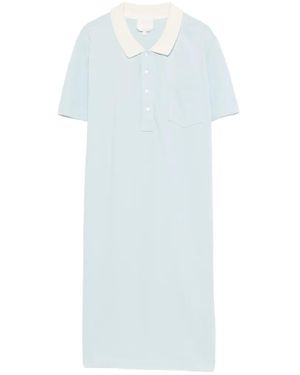 A.P.C. Collared Pocket Polo Dress - White