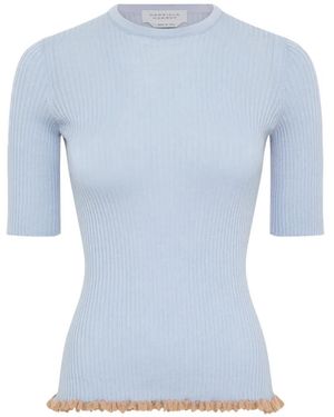 Gabriela Hearst T-Shirt Mireya - Bleu