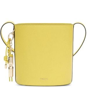 Furla Bolso Bombonera Con Charm Roxie - Negro