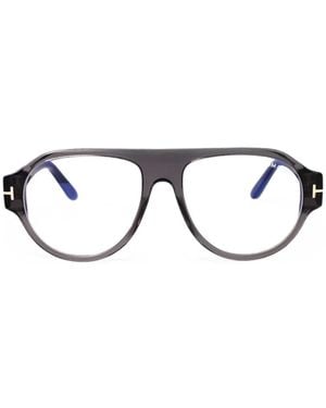 Tom Ford Klassische Pilotenbrille - Schwarz