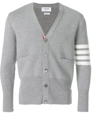 Thom Browne 4bar ミラノステッチ カーディガン - グレー