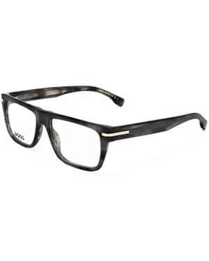BOSS Rectangle-Frame Glasses - White