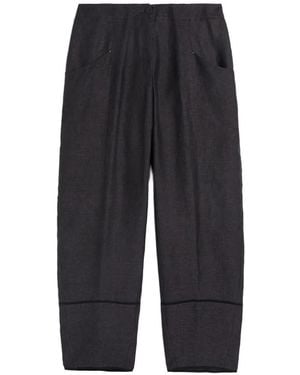 Momoní Silverado Linen Trousers - Black
