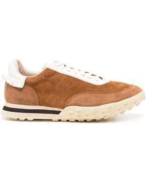 Visvim Suede Lace-Up Trainers - Brown