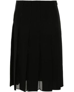 Marni Pleated Midi Skirt - Black
