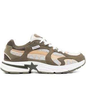 A Bathing Ape Star-Embellished Trainers - White