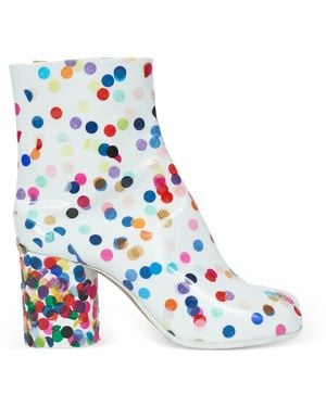 Maison Margiela Botines Con Tacón De 80 Mm - Blanco