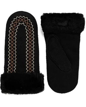 UGG Guantes Atherson con bordado - Negro