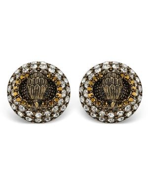 Kurt Geiger Chelsea Eagle-Embellished Earrings - Metallic