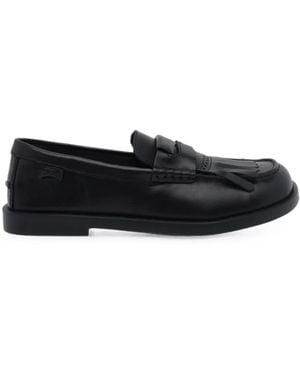 Camper Twins Kiltie Tassel Loafers - Black