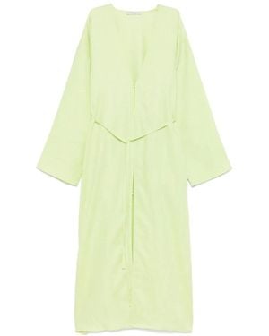 Asceno Linen Coat - Yellow