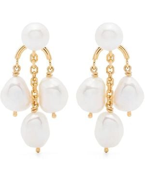 Wouters & Hendrix Pearl-Embellished Earrings - White