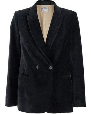 Forte Forte Blazer con doble botonadura - Negro