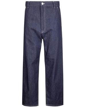 Sofie D'Hoore Cropped Casual Pants - Blue