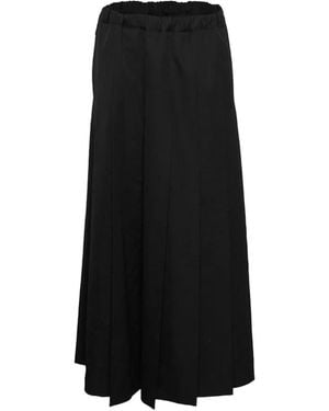 Comme des Garçons Pleated Palazzo Pants - Black