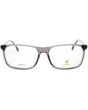 Carrera Brille Mit Eckigem Gestell - Grau