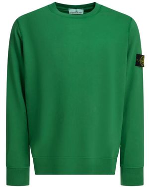 Stone Island Logo-patch Jumper - Green