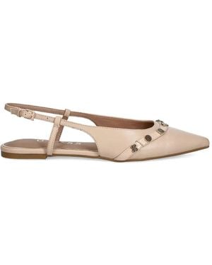 Guess Dorlee Pointed Embellished Ballet Flats - White