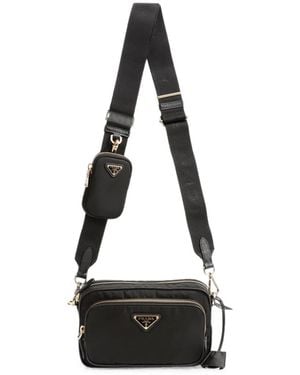 Prada Re-Nylon Mini Shoulder Bag - White