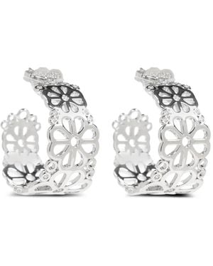 Kate Spade Flower Lace Creolen - Mettallic