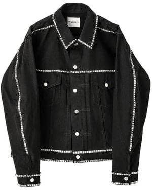 TAKAHIROMIYASHITA TheSoloist. Racker Stud Jacket - Black