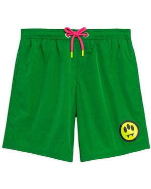 Barrow Logo-Print Swim Shorts - Green