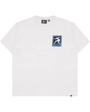 by Parra Pigeon Legs T-Shirt Mit Grafischem Print - Weiß
