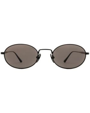 Chimi Titan Oval-Frame Sunglasses - Metallic