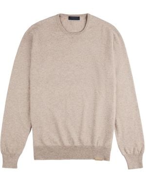 Fay Crew-Neck Sweater - Natural