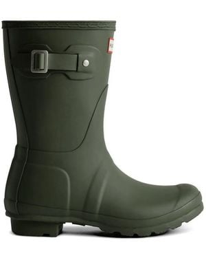 HUNTER Botines Original Con Detalle De Hebilla - Verde