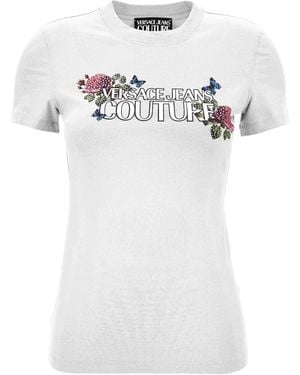 Versace Jeans Couture フローラル Tシャツ - ホワイト