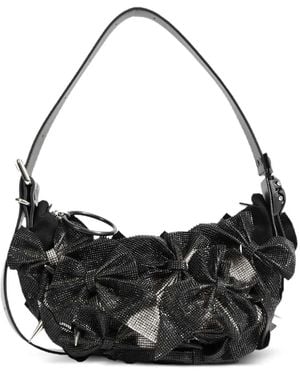 Junya Watanabe Innerraum Schultertasche Mit Schleifendetail - Schwarz