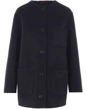 Gucci Abrigo con motivo GG - Azul