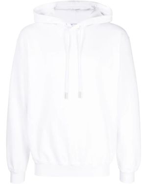 Off-White c/o Virgil Abloh Diag-Print Cotton Hoodie - White