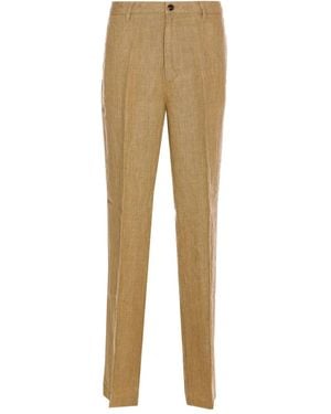 TRUE AVENUE Linen Trousers - ナチュラル