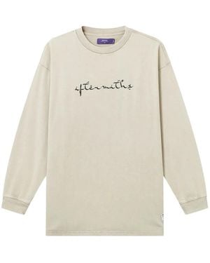 AFTERMATHS T-Shirt Con Stampa - Bianco