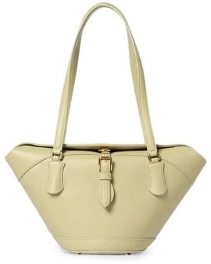 Dolce & Gabbana Capri Leather Shoulder Bag - Natural