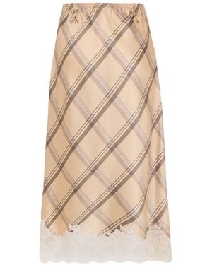 Rabanne Midi Skirt - Natural