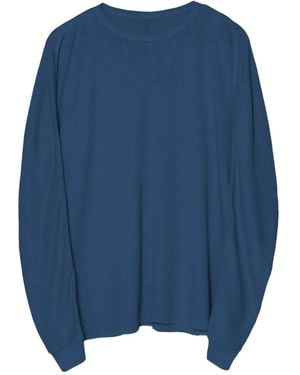 Maharishi Long-Sleeve Organic-Cotton T-Shirt - Blue