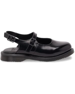Dr. Martens Sandali Madaline Con Cinturino Posteriore - Nero