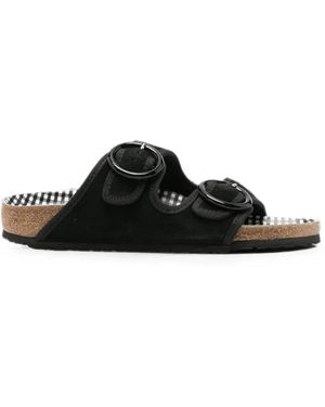 Birkenstock Buckle-Fastening Slides - Black
