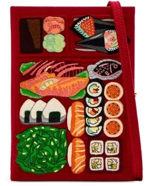 Olympia Le-Tan Embroidered-Sushi Clutch