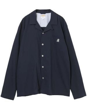 Undercover Camisa de algodón x Sunspel - Azul