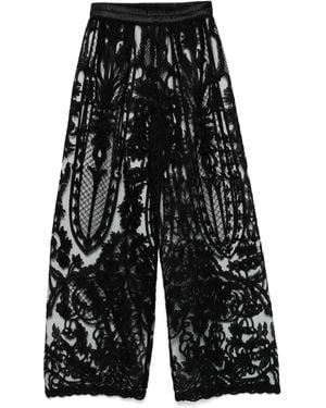 Maurizio Mykonos Lace Pants - Black