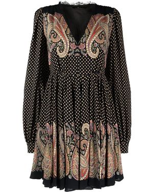 Etro Abito Svasato - Nero