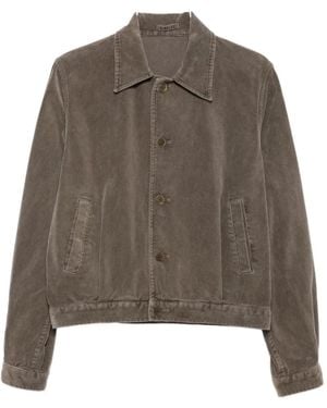 AURALEE Klassische Cordjacke - Braun
