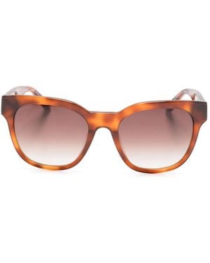 Aspinal of London Lumiere Square-Frame Sunglasses - Pink